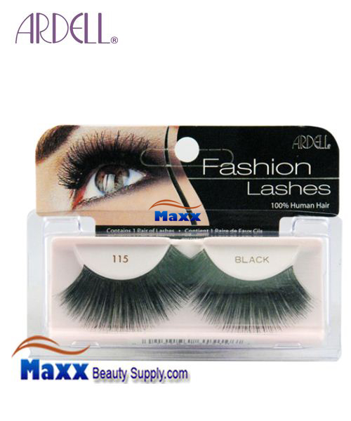 4 Package - Ardell Fashion Lashes Eye Lashes 115 - Black